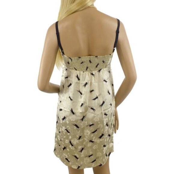 Vtg Y2K Yumi Kim Sweetheart Satin Mini Shift Dress | Luxe Coquette Glam Baddie S - Picture 7 of 12